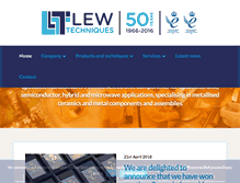 Tablet Screenshot of lewtec.co.uk